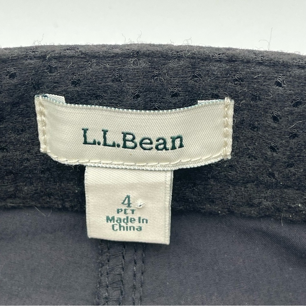 LL Bean Trail Mid Rise Straight Leg Crop Pants Womens 4P Water Repellent Comfort - Picture 10 of 16